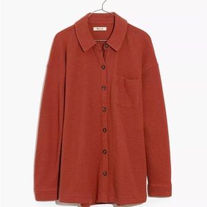 Madewell Textural Knit Shirt-Jacket
